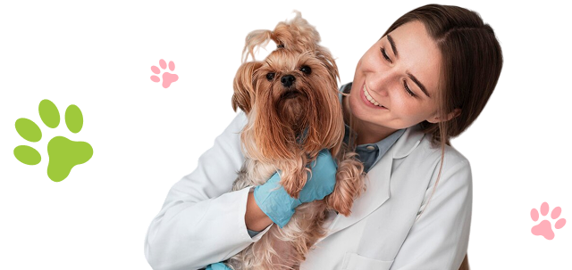 Woman with dog